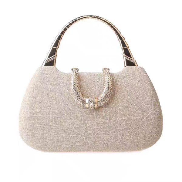 Clutch,Fine flicker,Small Square Bag,Evening Bags,Evening Clutch,Chain Purse,Evening Wear Matchingbag,Bag for dinner party - Image 6