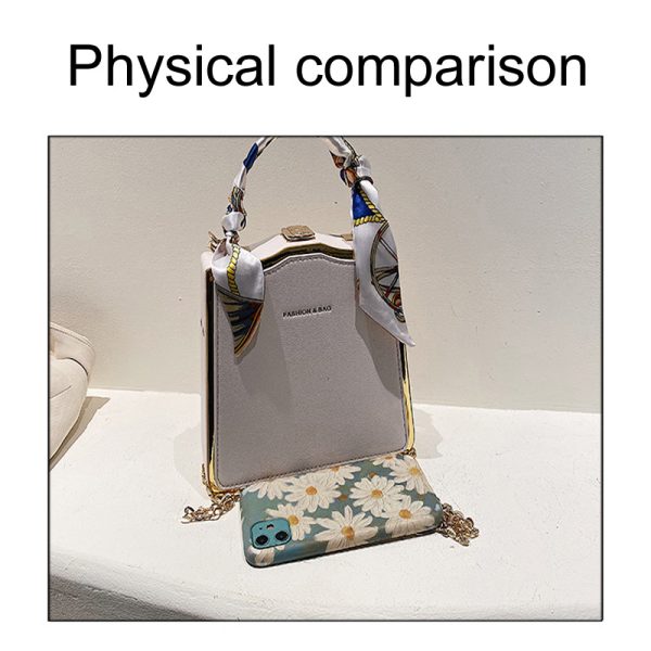 Handbag,Silk portable small square bag,New Women's Bag,messenger bag,Fashion Style Bag,    Clutches,evening bags,Shoulder bag - Image 7