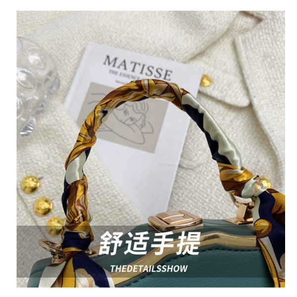 Handbag,Silk portable small square bag,New Women's Bag,messenger bag,Fashion Style Bag,    Clutches,evening bags,Shoulder bag - Image 12
